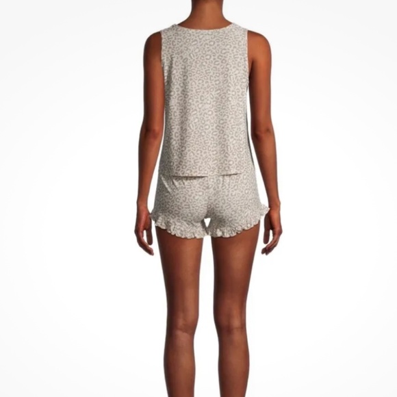 Derek Heart Animal Crystal Print Pajama Set Large NEW - Picture 4 of 7